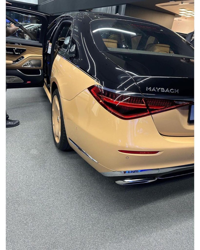 Davido's 2023 Maybach S680 Virgil Abloh