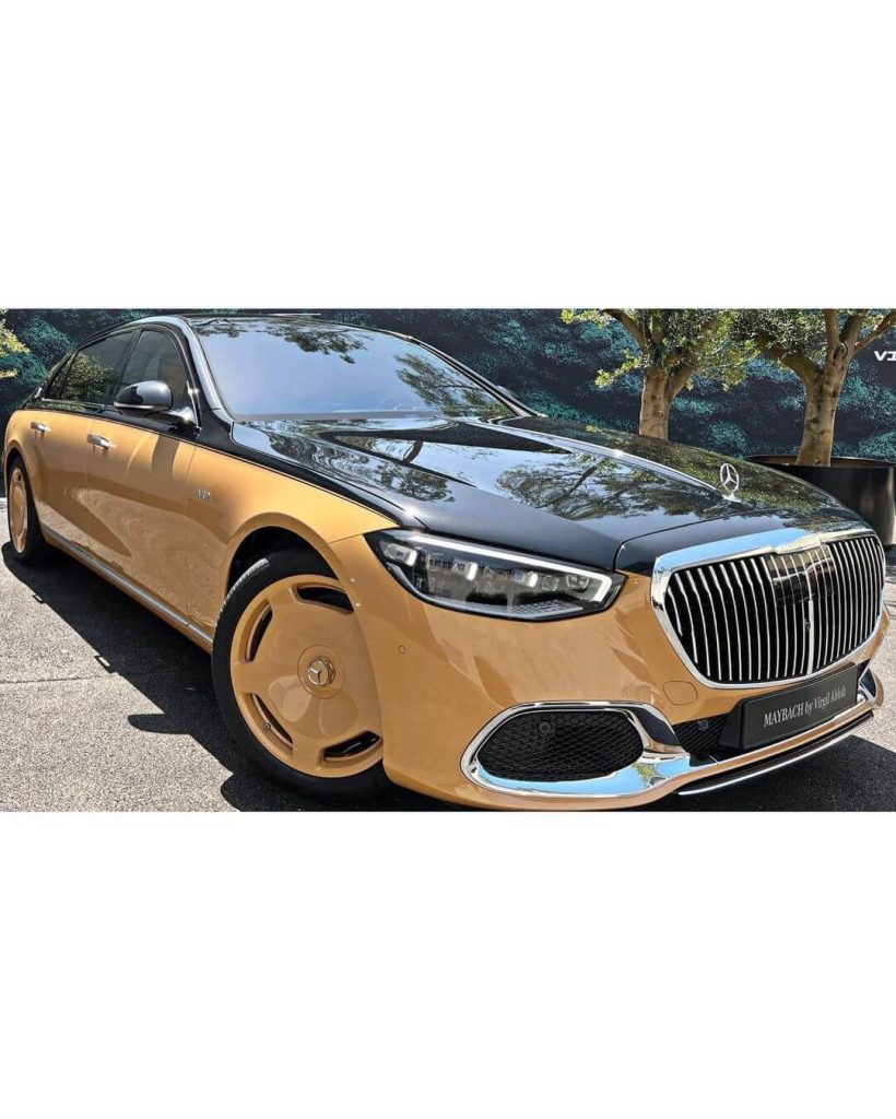 Davido's 2023 Maybach S680 Virgil Abloh