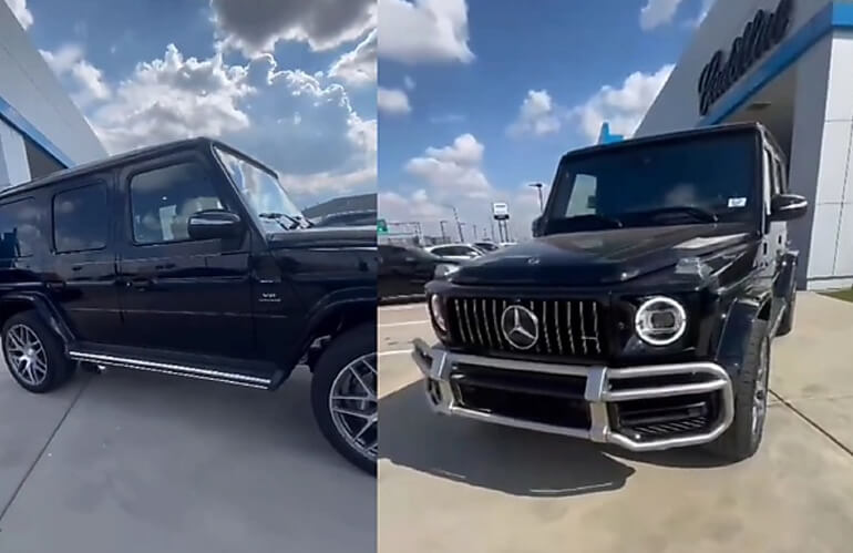 Davido Mercedes benz g63