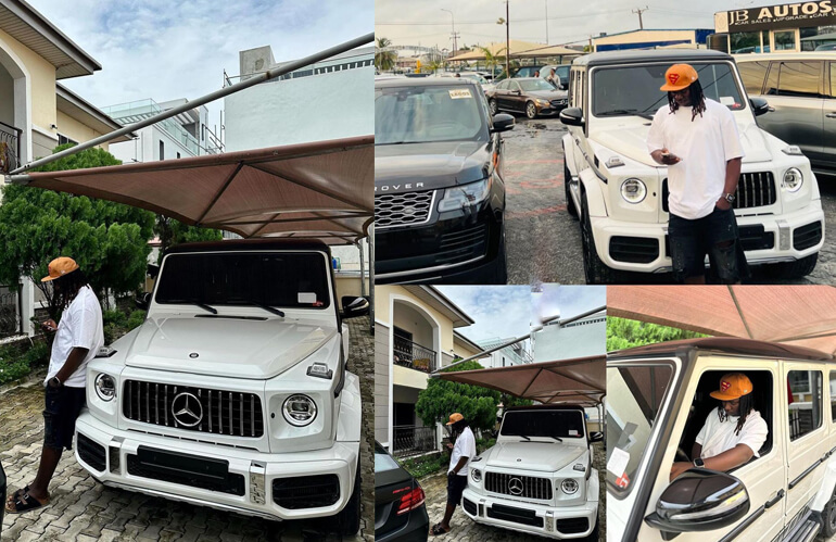 Instagram Comedian Lord Lamba splashes way over N100Million as he buys himself a brand new G-wagon