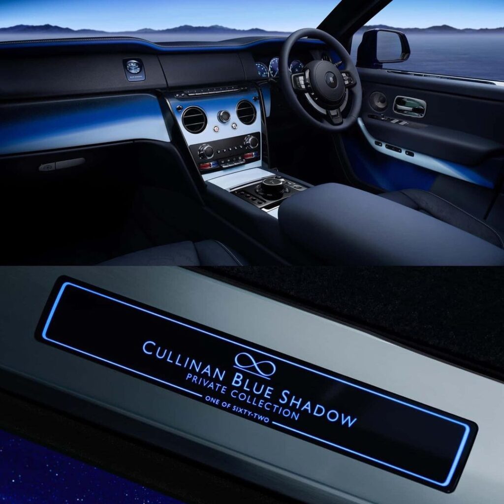 Rolls-Royce Cullinan Blue Shadow interior