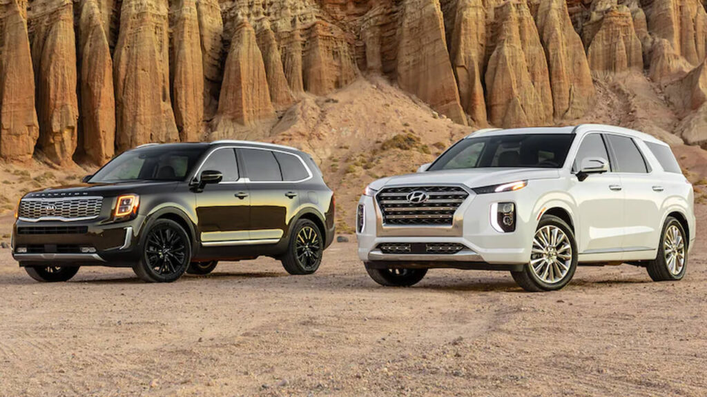 2020 Hyundai Palisade vs. 2020 Kia Telluride