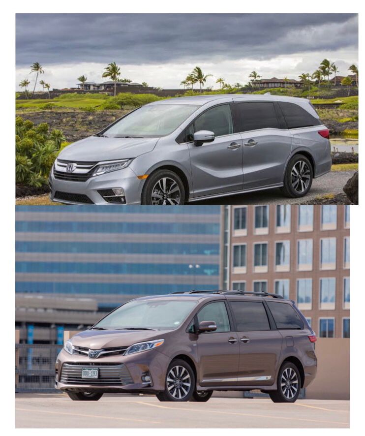 2020 Honda Odyssey vs. 2020 Toyota Sienna