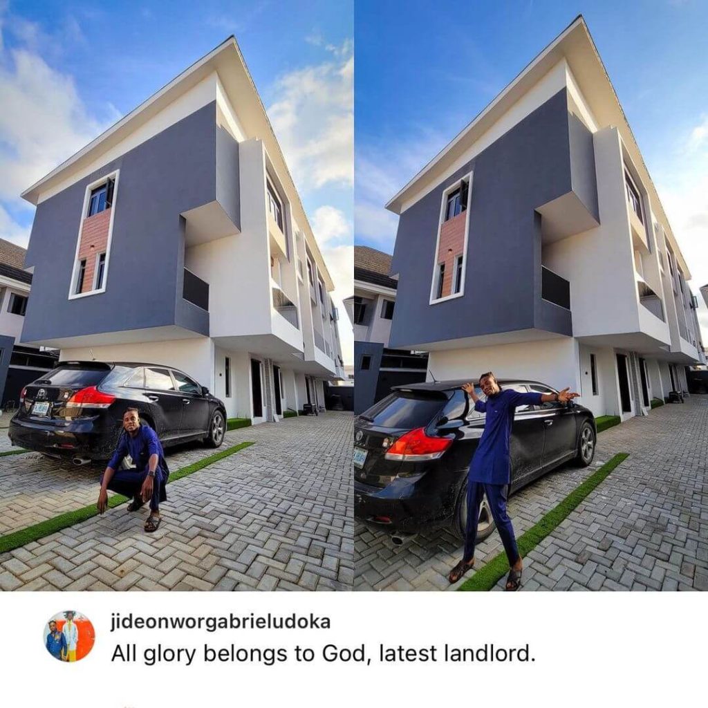 Jideonwor Gabriel Udoka new house and Car