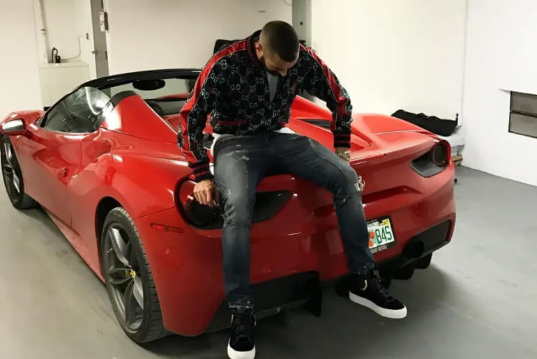 Karim Benzema Ferrari 458 Spider