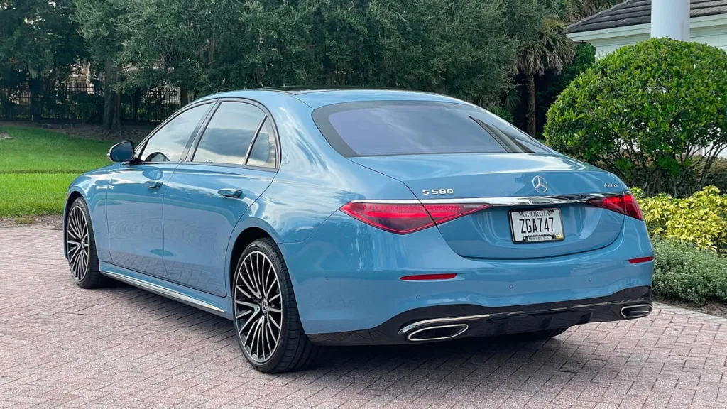 2023 Mercedes Benz S 580 back view