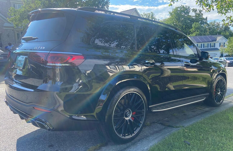 2023 Mercedes Benz GLS63 side view