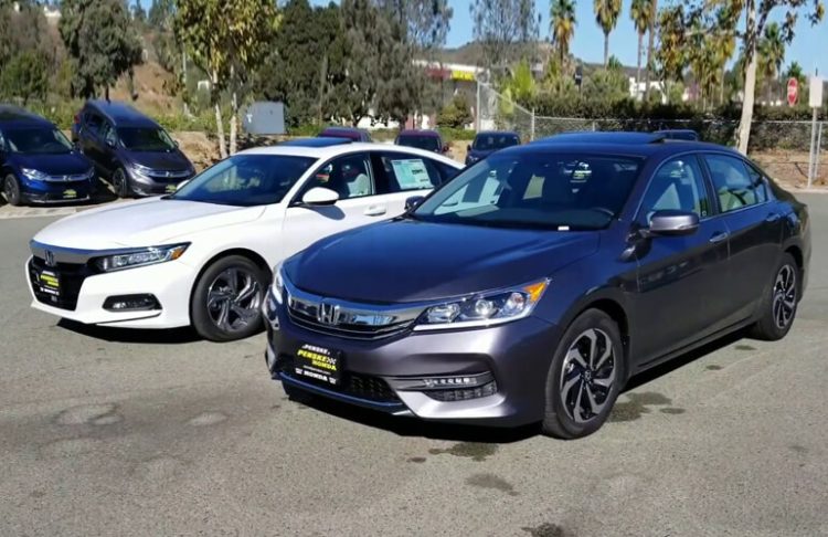 2017 Honda Accord Vs. 2018 Honda Accord