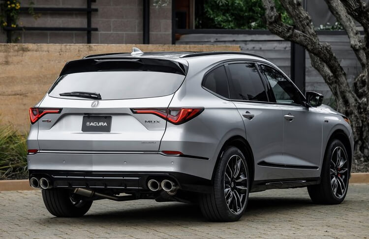 2022 Acura MDX back view