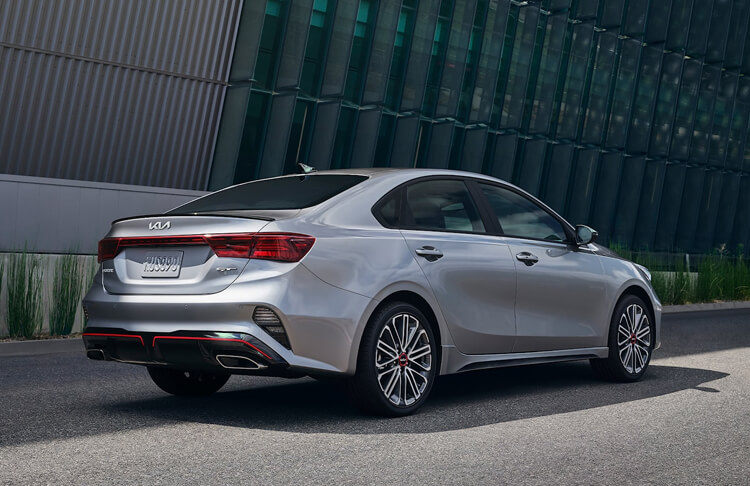 2023 Kia Forte back view