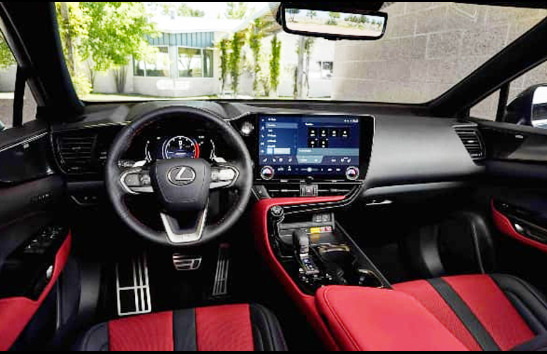 Interior of the 2024 Lexus RX