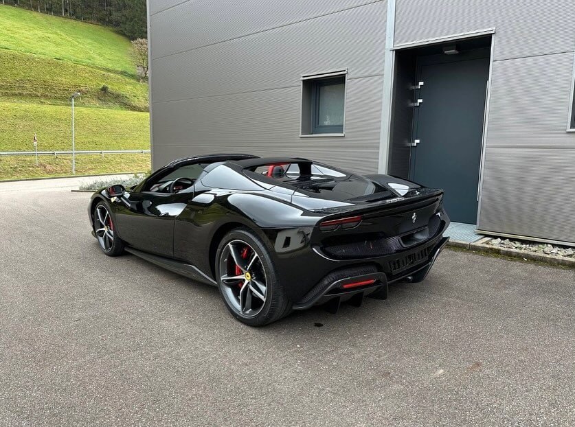 2023 Ferrari 296 GTS back view