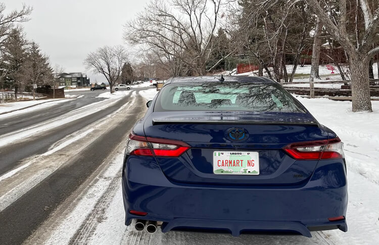 2023 Toyota Camry Hybrid back view