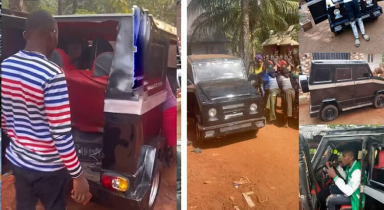 19-Year-Old Boy Builds a Fully Functional G-Wagon, Villagers Rejoice