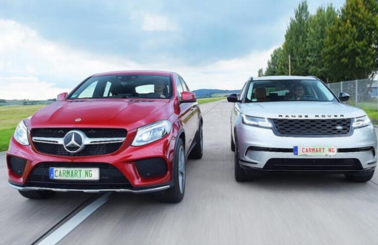 -2018 Land Rover Velar vs 2018 Mercedes GLE Coupe