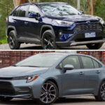 2020 Toyota RAV4 and 2020 Toyota Corolla