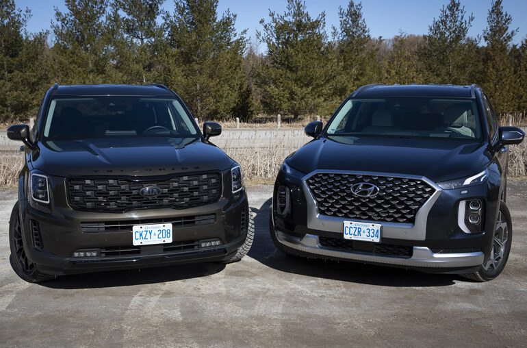 2021 Kia Telluride Vs 2021 Hyundai Palisade