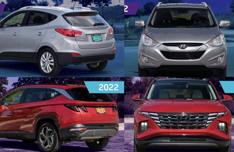 2022 Hyundai Tucson Vs. 2012 Hyundai Tucson