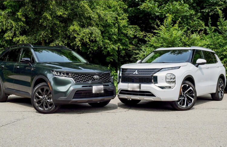 2022 Kia Telluride vs 2022 Mitsubishi Outlander