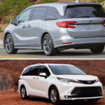 2022 toyota sienna and 2022 honda odyssey