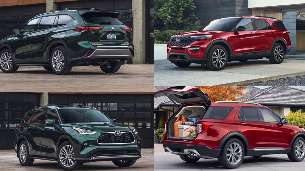 2023 Ford Explorer Vs 2023 Toyota Highlander