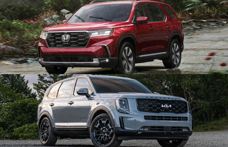 2023 Kia Telluride Vs 2023 Honda Pilot