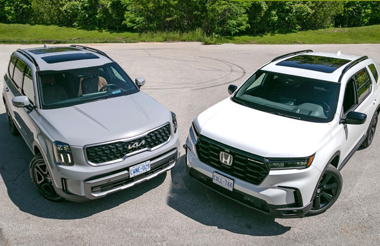 2023 Kia Telluride Vs. 2023 Honda Pilot - Which Should I Buy in 2024