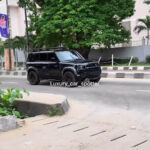 2023 Land Rover Defender worth over N200 Million naira elegantly cruising in the street of Lagos