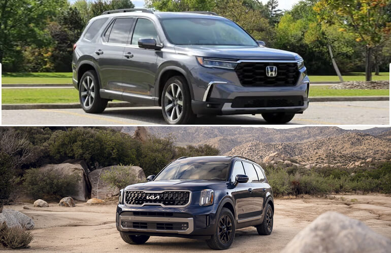 2024 Honda Pilot Vs. 2024 Kia Telluride