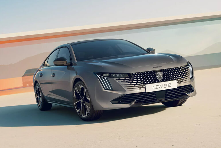 2024 Peugeot 508 unveiled with a bold new face, Get Stylish Facelift