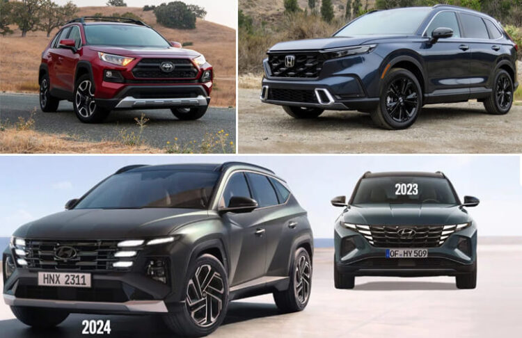 2024 Toyota RAV4 vs. 2024 Hyundai Tucson vs. 2024 Honda CR-V