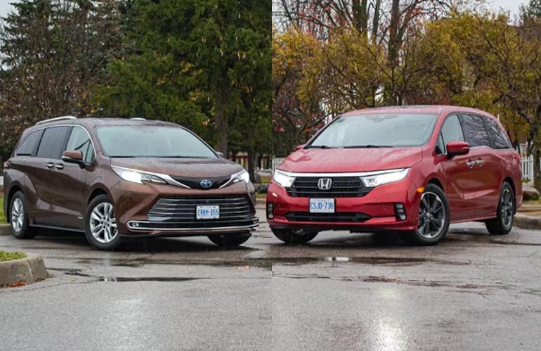 2024 Toyota Sienna vs. 2024 Honda Odyssey