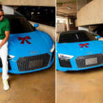 23-Year-Old HABBYFX CEO Finally show off His newly acquired 2019 Audi R8 worth 250M Naira