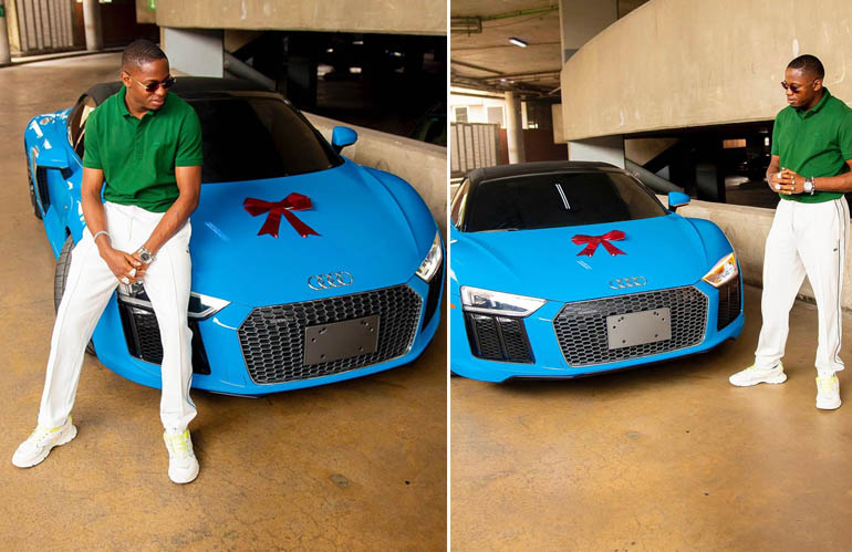 23-Year-Old HABBYFX CEO Finally show off His newly acquired 2019 Audi R8 worth 250M Naira