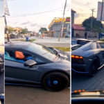 “Omo Wizkid na silent billionaire o” The Moment Wizkid Was Spotted Driving A Lamborghini and Rolls Royce Cullinan On Lagos Streets