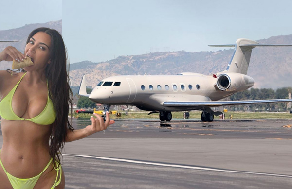 41 years Kim Kardashian Gets New $150 Million Custom Private Jet to Matches Her House