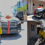 Mercy Chinwo said as husband gifted her 2022 Toyota Land Cruiser LC300