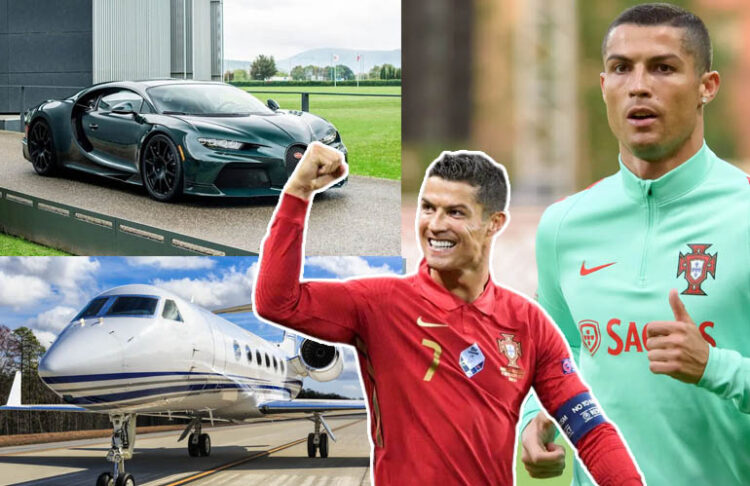 58 Bugattis, 1 Yacht & Two Private Jets; What Cristiano Ronaldo Could Buy If He Signs With The Saudi Arabian Club