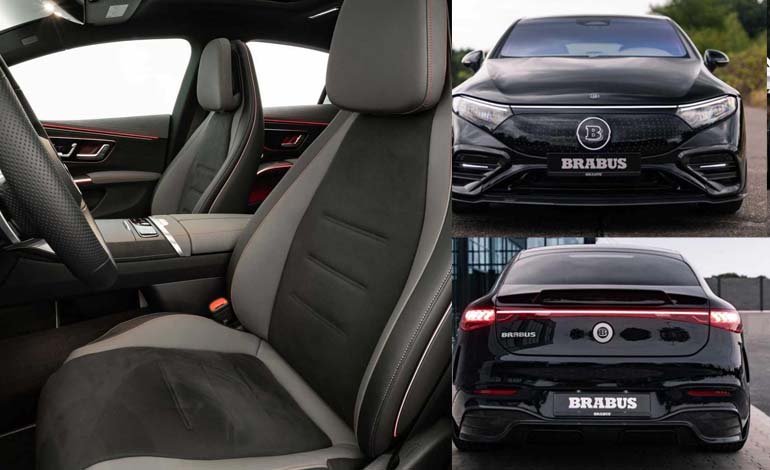 Brabus modified Mercedes EQS Gives It More Style, Performance, Adds range