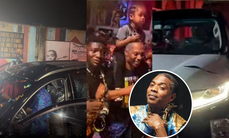 Friends and Family Gift Femi Kuti Brand New Car SUV As He Turns 60