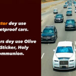 Pastor Dey Use Bulletproof Cars, Members Dey Use Olive Oil, Sticker, Holy Communion