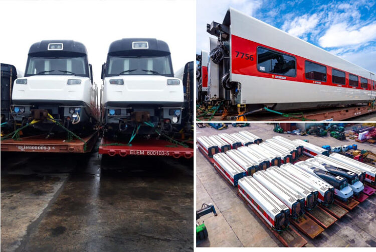 Lagos takes delivery of trains for the Red Line Rail System