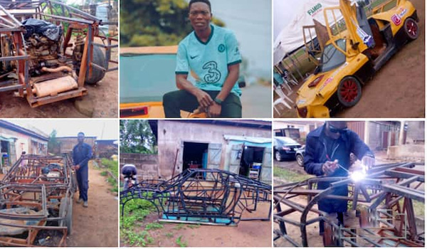 A young Nigerian man builds a sports car and reveals the obstacles he faced over the course of four years