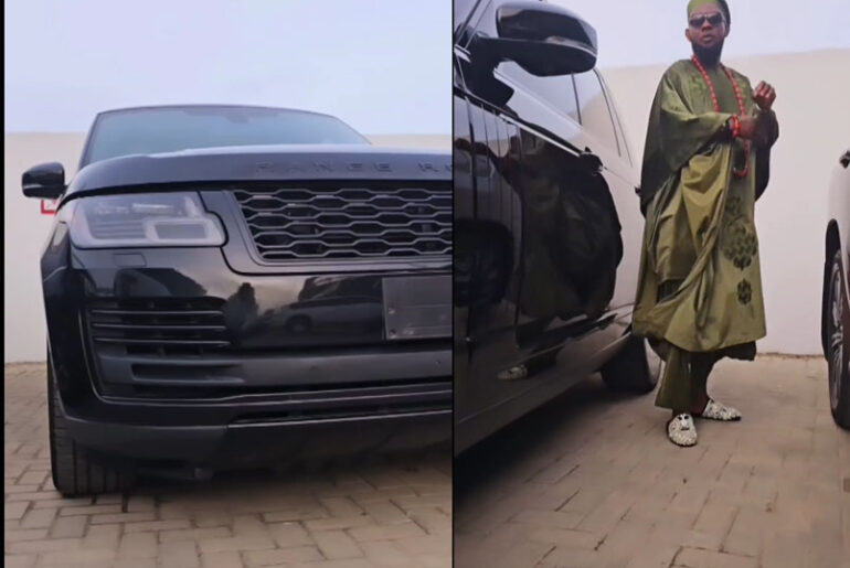 AY splashes millions of Naira on a brand new 2019 Land Rover Range Rover Vogue 5.0 V8 Autobiography