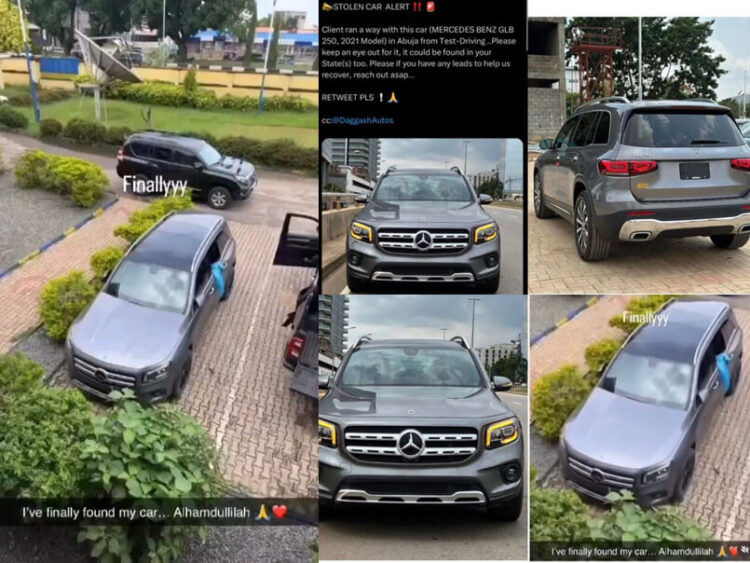 Abuja Car Dealer Finally Recovers N55 Million Benz Stolen By An Interested Buyer During Test-Drive After Carmart Report