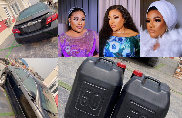 Actress Nkechi Blessing gets car, 100-litre fuel weeks after marking her 33rd birthday