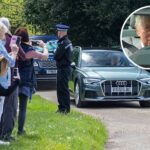 After ceremony of last weekend's Coronation, Charles drives himself to church at Sandringham