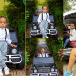 Regina Daniel’s Son Celebrates 2 Years Birthday In A Customized Mercedes AMG G63