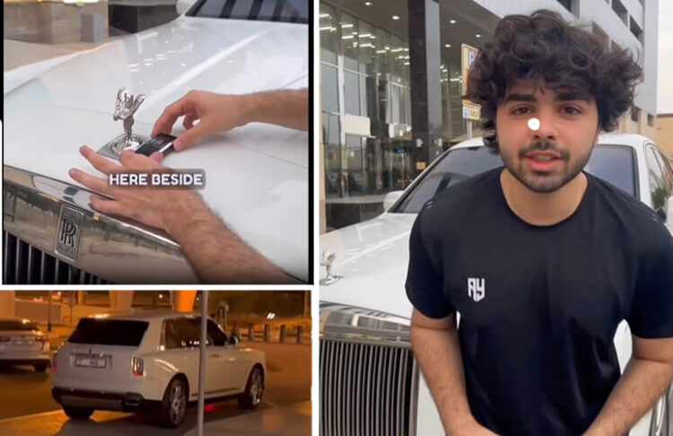 As Man Left The Key of his Rolls-Royce On Top of the Car a Whole Day & No One Stole It in Dubai