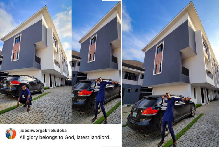 As Nigerian artist Jideonwor Gabriel Udoka CEO of Vivid Exclusive Art Gallery splashes Millions of Naira as he buys his Dream Mansion and A Venza